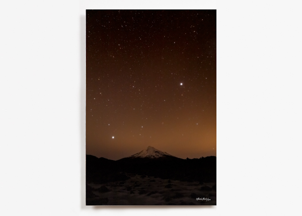 Mount Taranaki night star photo